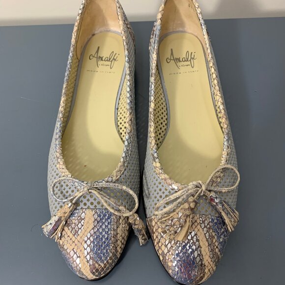 Amalfi by Rangoni Ballet Flats 8.5 - Grey, Silver, Multi - Picture 1 of 4